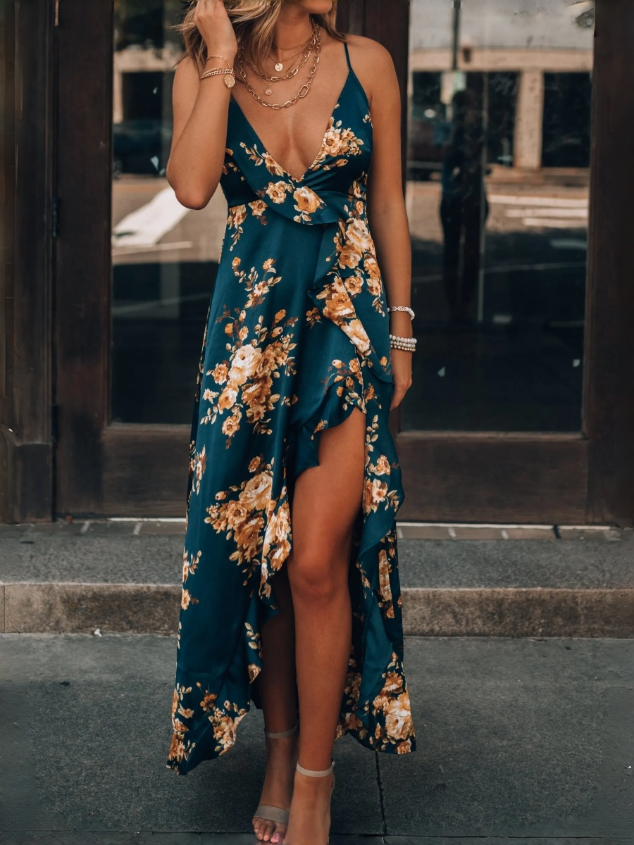 Axe Floral Maxi Dress