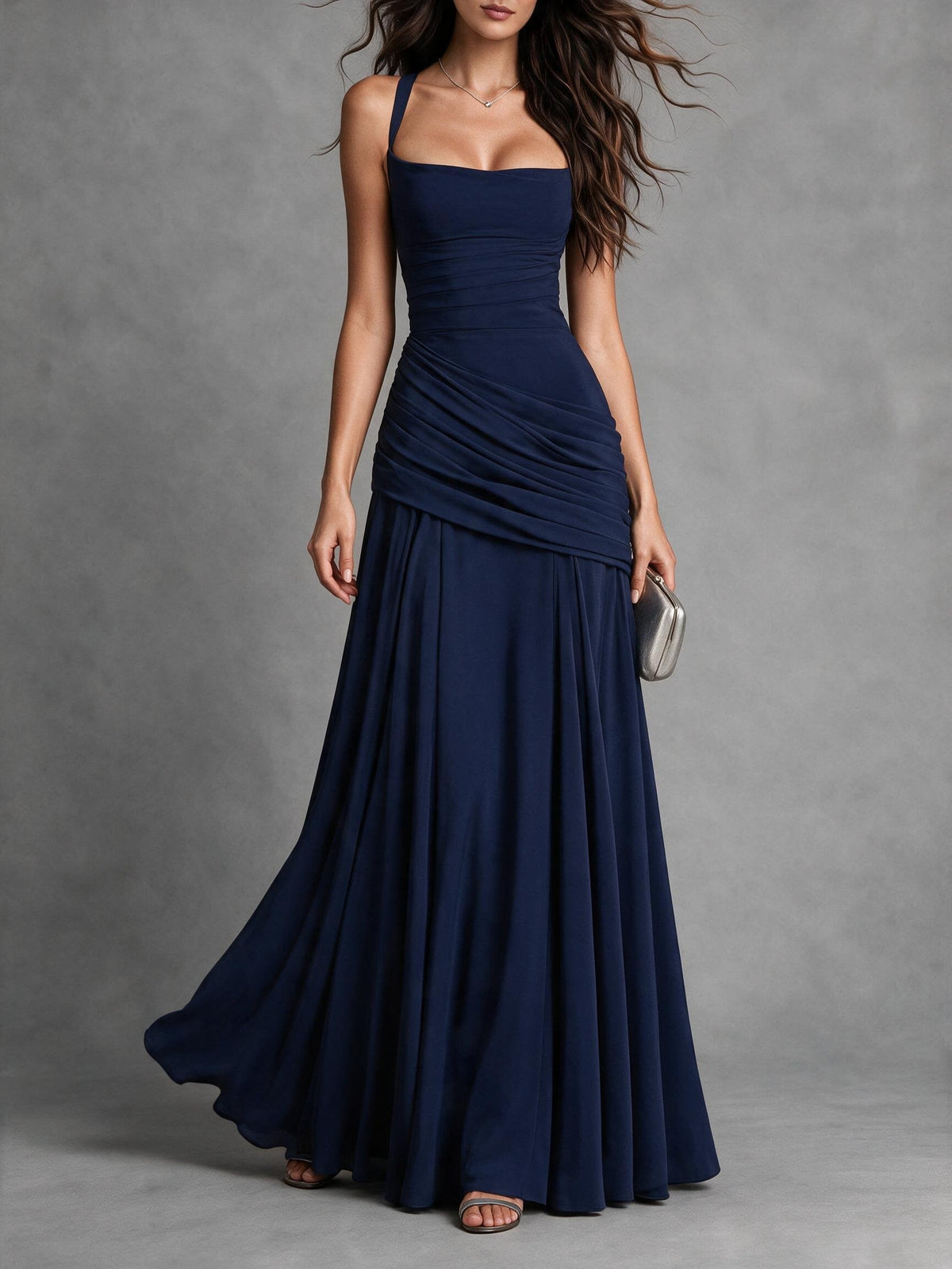 Sura Maxi Dress - Navy