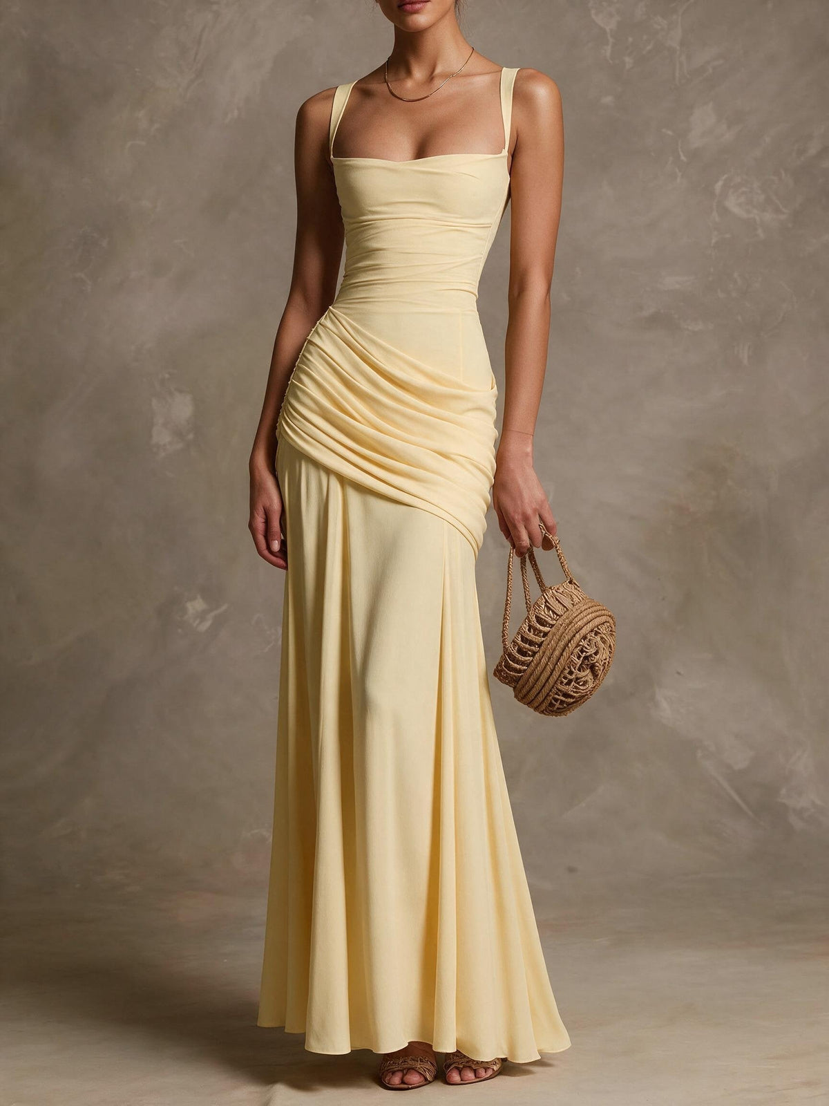 Sura Maxi Dress - Lemon