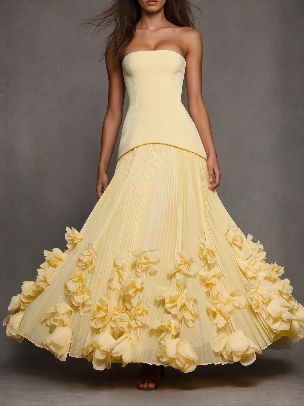 Seraphina Gown - Lemon