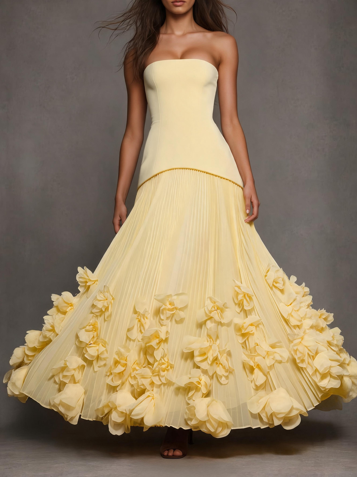 Seraphina Gown - Lemon